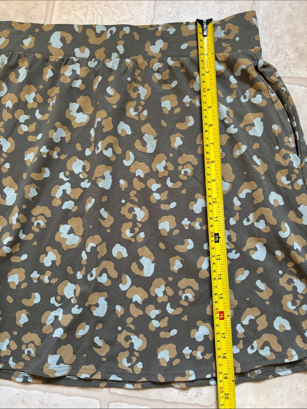Pact Organic Cotton Green Leopard
Fit And Flare Skirt Size XL - Picture 6 of 7